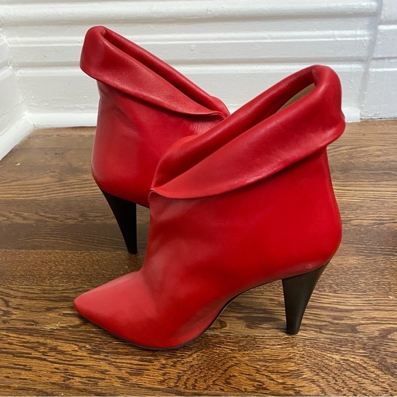 IRO Fawn Bootie in Red - Picture 6 of 11